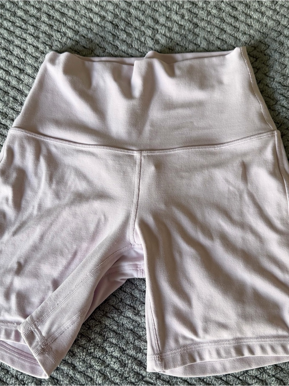 lululemon athletica High-Waist Bike Shorts in Light Pink